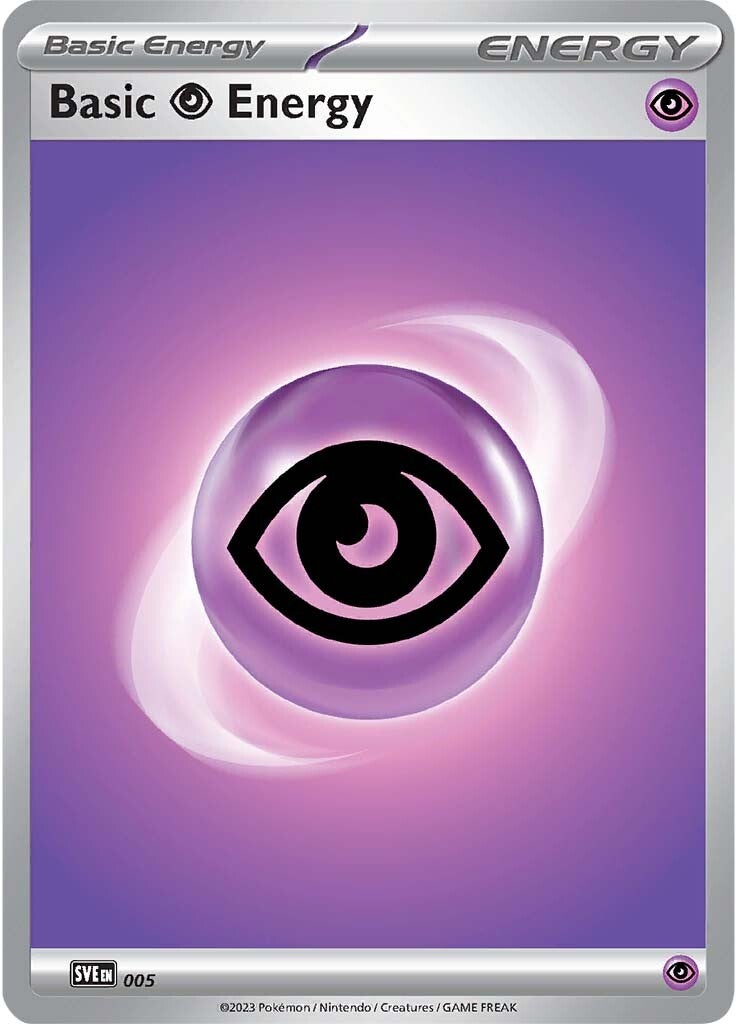 Psychic Energy (005) [Scarlet & Violet: Base Set] | Jomio and Rueliete's Cards and Comics