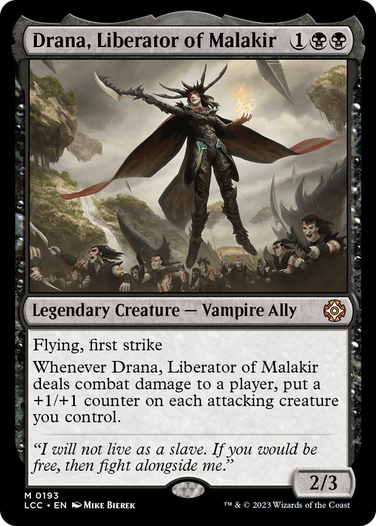 Drana, Liberator of Malakir [The Lost Caverns of Ixalan Commander] | Jomio and Rueliete's Cards and Comics