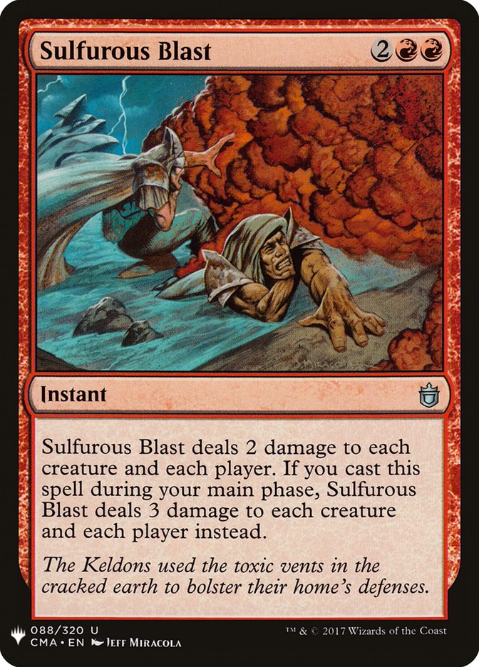 Sulfurous Blast [Mystery Booster] | Jomio and Rueliete's Cards and Comics