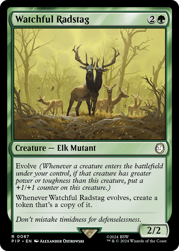 Watchful Radstag [Fallout] | Jomio and Rueliete's Cards and Comics