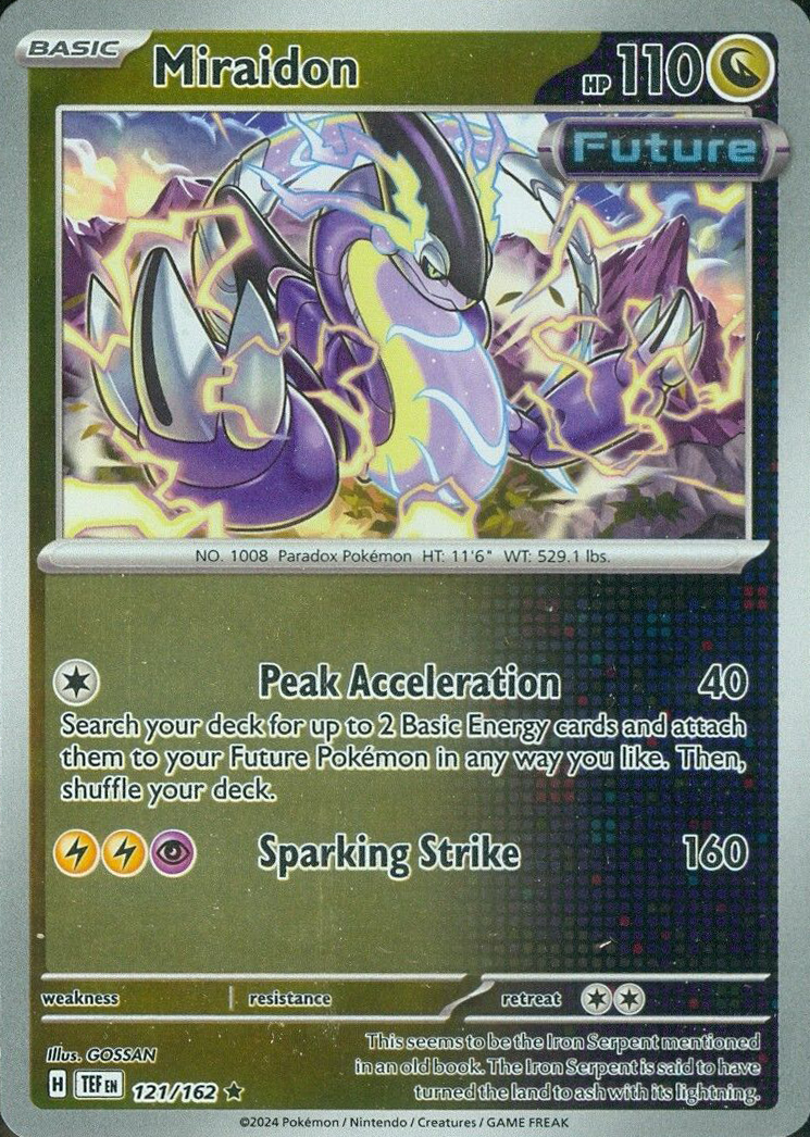 Miraidon (121/162) [Scarlet & Violet: Temporal Forces] | Jomio and Rueliete's Cards and Comics