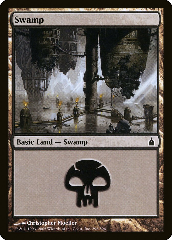 Swamp (296) [Ravnica: City of Guilds] | Jomio and Rueliete's Cards and Comics