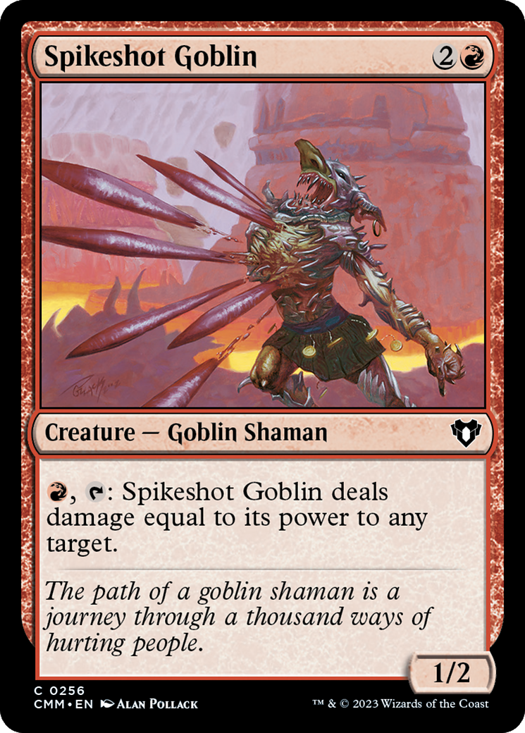 Spikeshot Goblin [Commander Masters] | Jomio and Rueliete's Cards and Comics