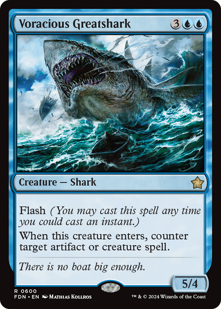 Voracious Greatshark [Foundations] | Jomio and Rueliete's Cards and Comics