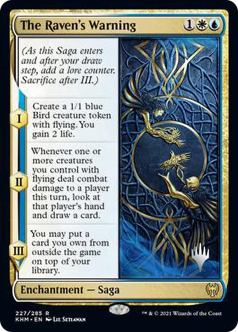 The Raven's Warning (Promo Pack) [Kaldheim Promos] | Jomio and Rueliete's Cards and Comics