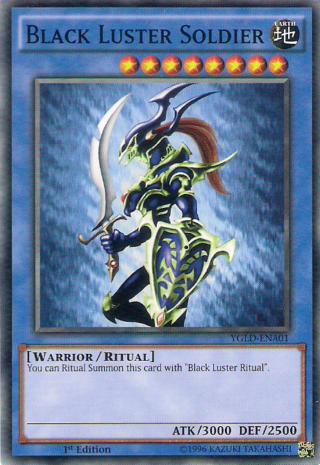 Black Luster Soldier [YGLD-ENA01] Common | Jomio and Rueliete's Cards and Comics
