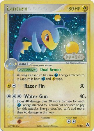 Lanturn (19/92) (Stamped) [EX: Legend Maker] | Jomio and Rueliete's Cards and Comics