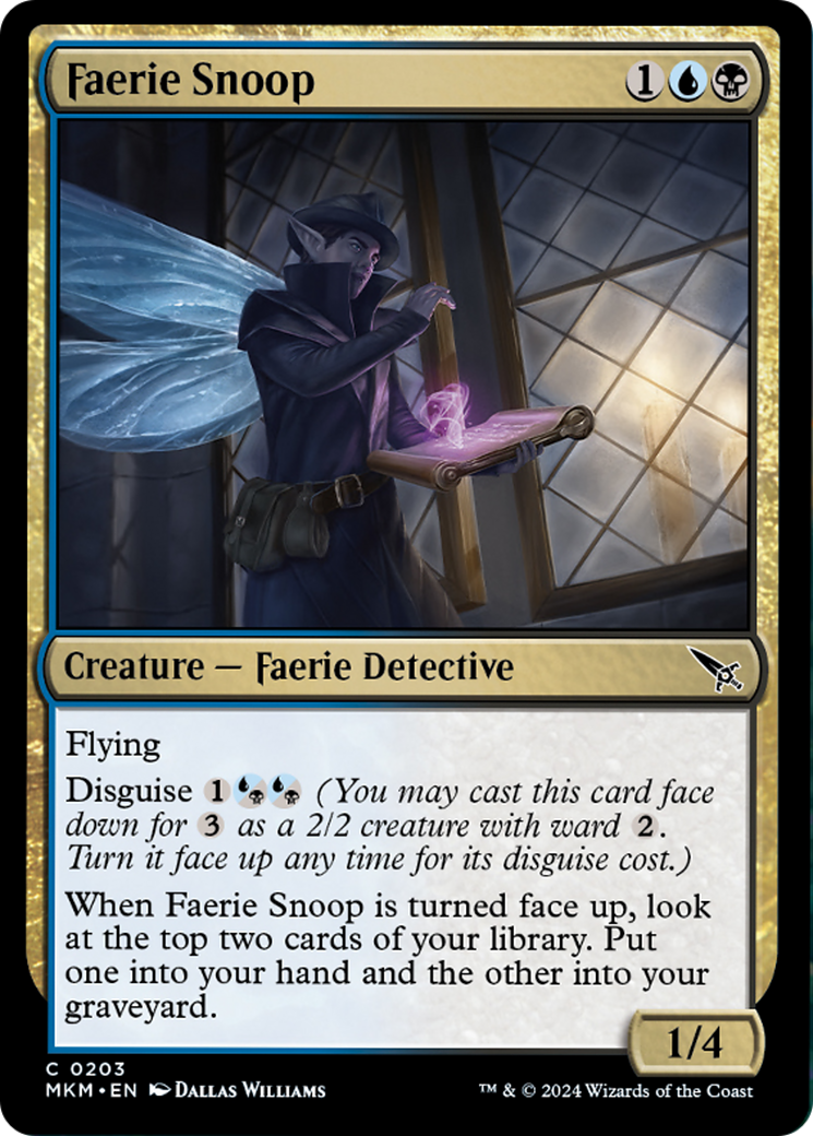 Faerie Snoop [Murders at Karlov Manor] | Jomio and Rueliete's Cards and Comics