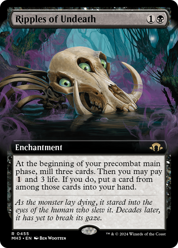 Ripples of Undeath (Extended Art) [Modern Horizons 3] | Jomio and Rueliete's Cards and Comics