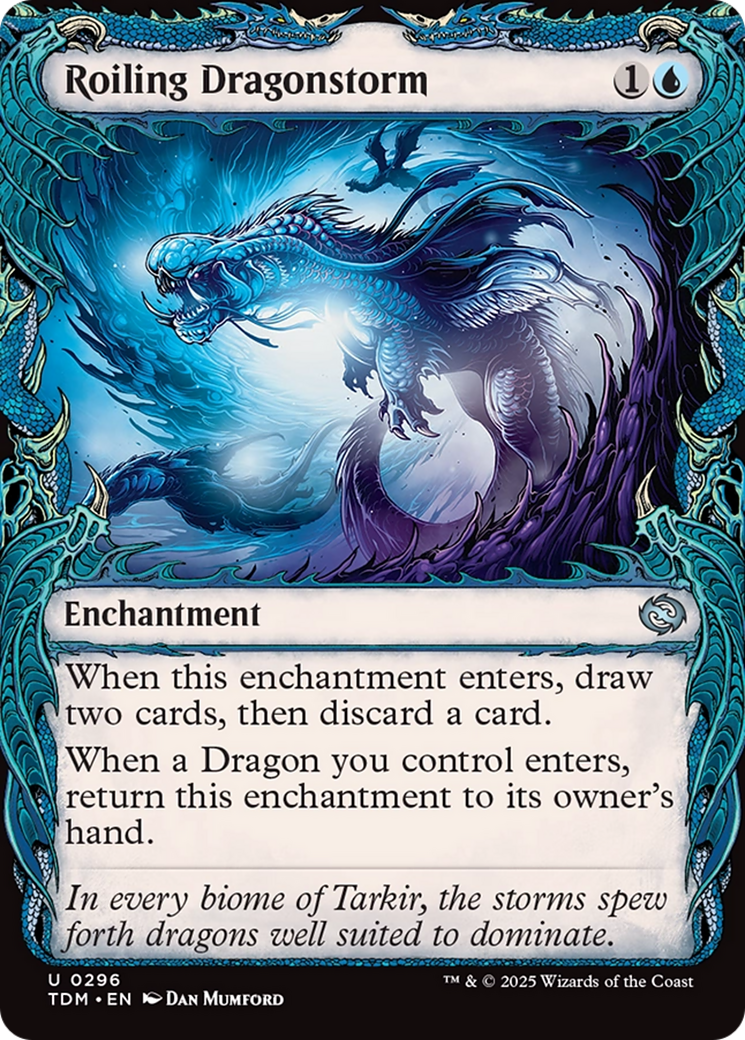 Roiling Dragonstorm (Showcase) [Tarkir: Dragonstorm] | Jomio and Rueliete's Cards and Comics