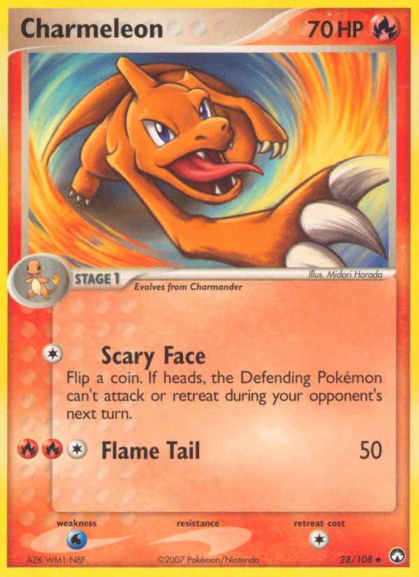 Charmeleon (28/108) [EX: Power Keepers] | Jomio and Rueliete's Cards and Comics