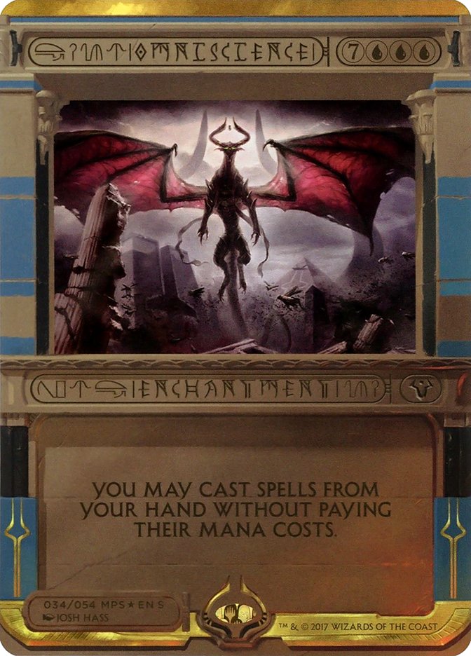 Omniscience (Invocation) [Amonkhet Invocations] | Jomio and Rueliete's Cards and Comics