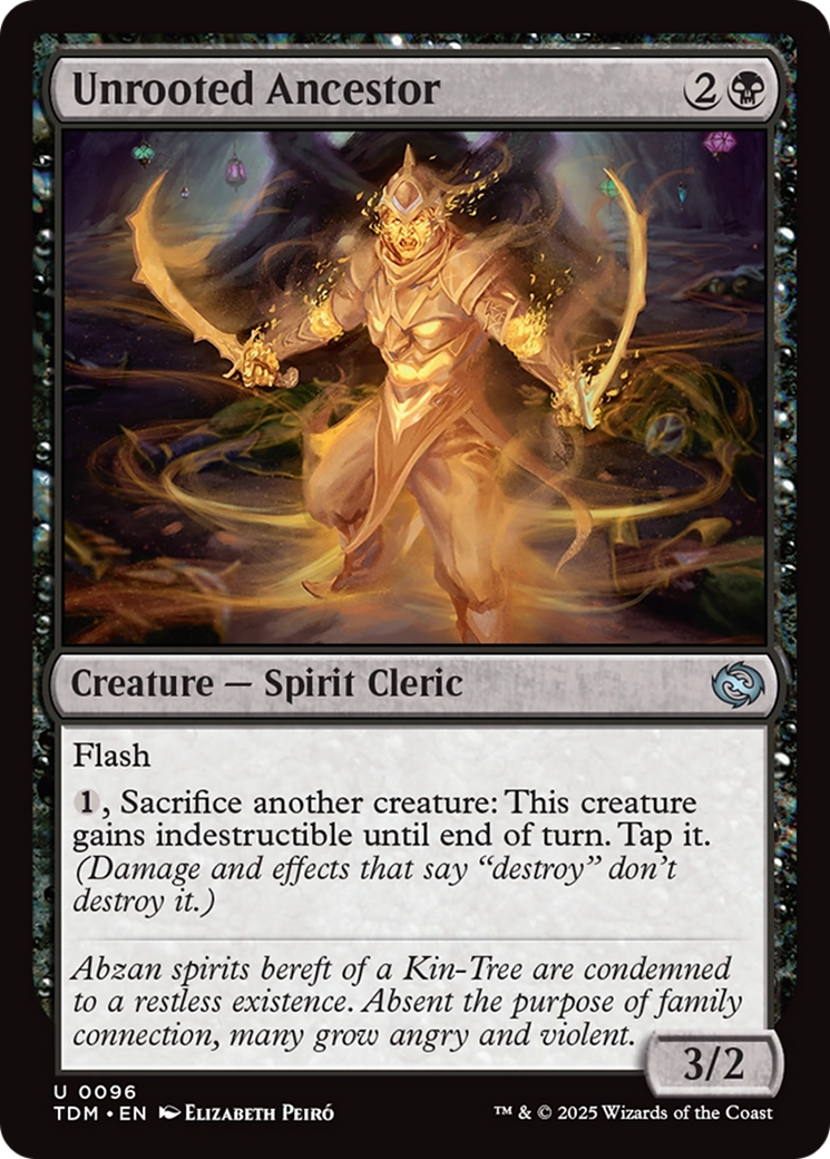 Unrooted Ancestor [Tarkir: Dragonstorm] | Jomio and Rueliete's Cards and Comics