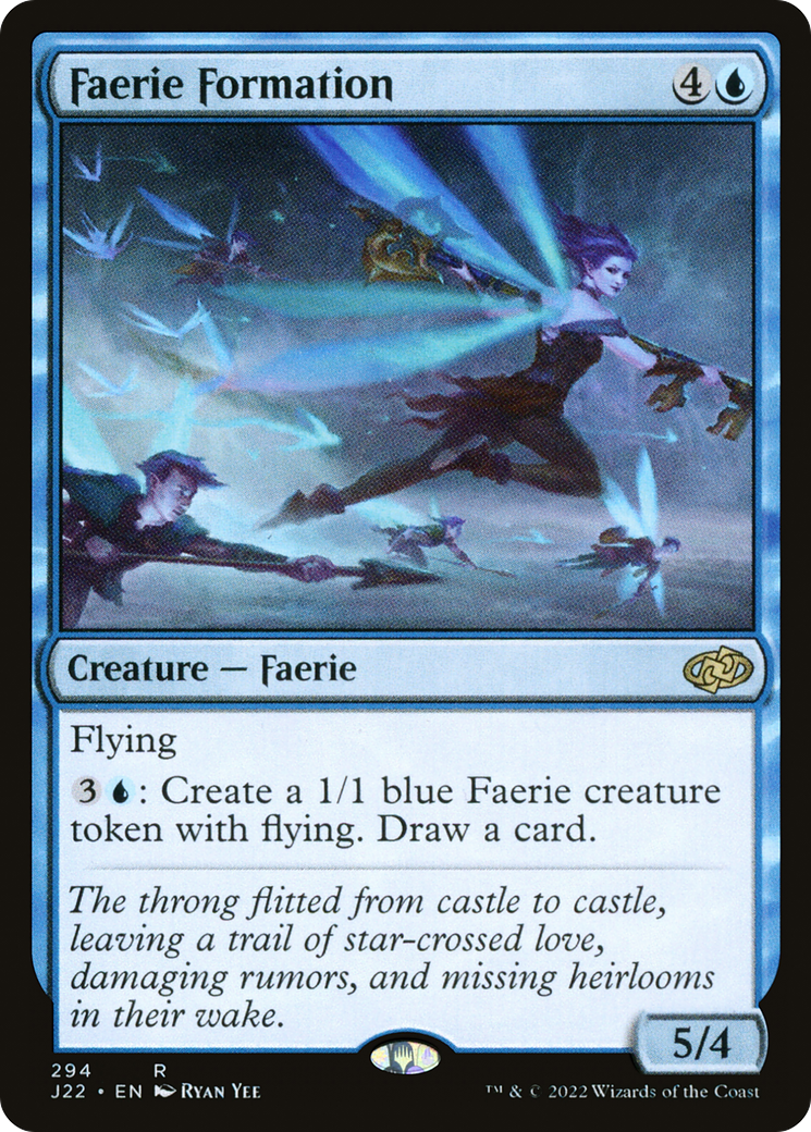 Faerie Formation [Jumpstart 2022] | Jomio and Rueliete's Cards and Comics