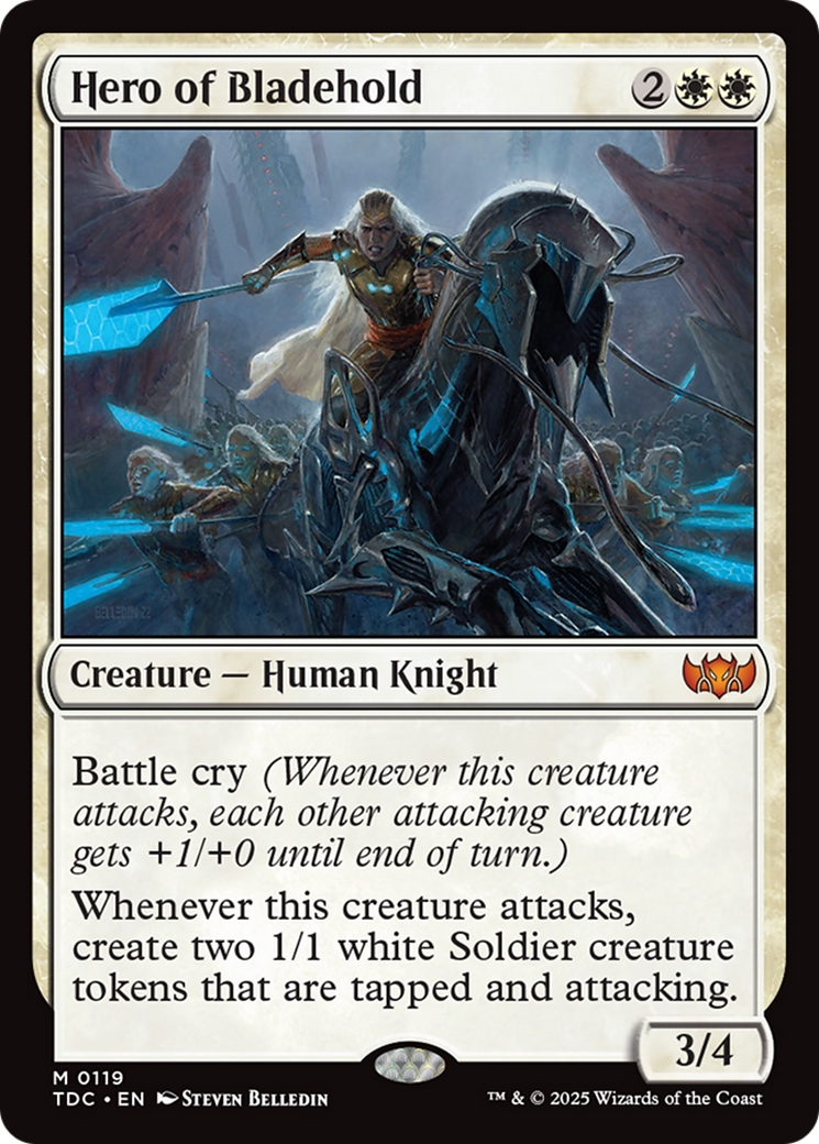 Hero of Bladehold [Tarkir: Dragonstorm Commander] | Jomio and Rueliete's Cards and Comics