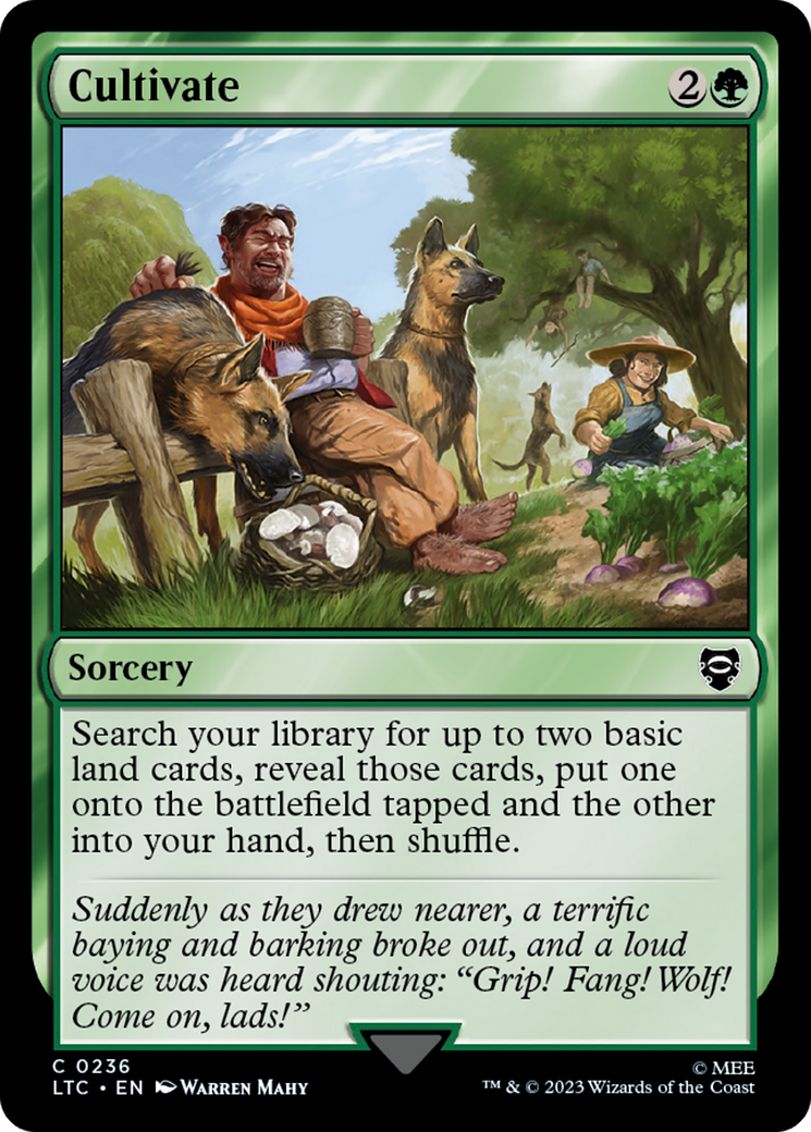 Cultivate [The Lord of the Rings: Tales of Middle-Earth Commander] | Jomio and Rueliete's Cards and Comics