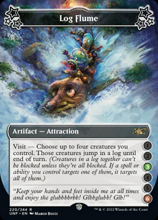 Log Flume (3-6) [Unfinity] | Jomio and Rueliete's Cards and Comics