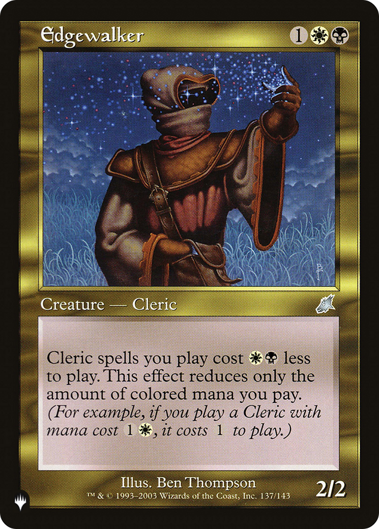 Edgewalker [The List] | Jomio and Rueliete's Cards and Comics
