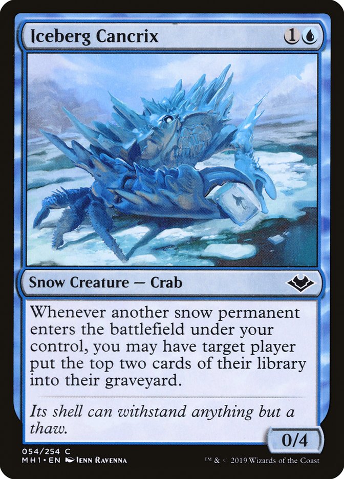 Iceberg Cancrix [Modern Horizons] | Jomio and Rueliete's Cards and Comics