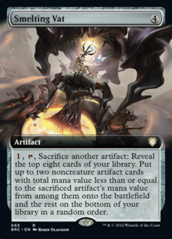 Smelting Vat (Extended Art) [The Brothers' War Commander] | Jomio and Rueliete's Cards and Comics