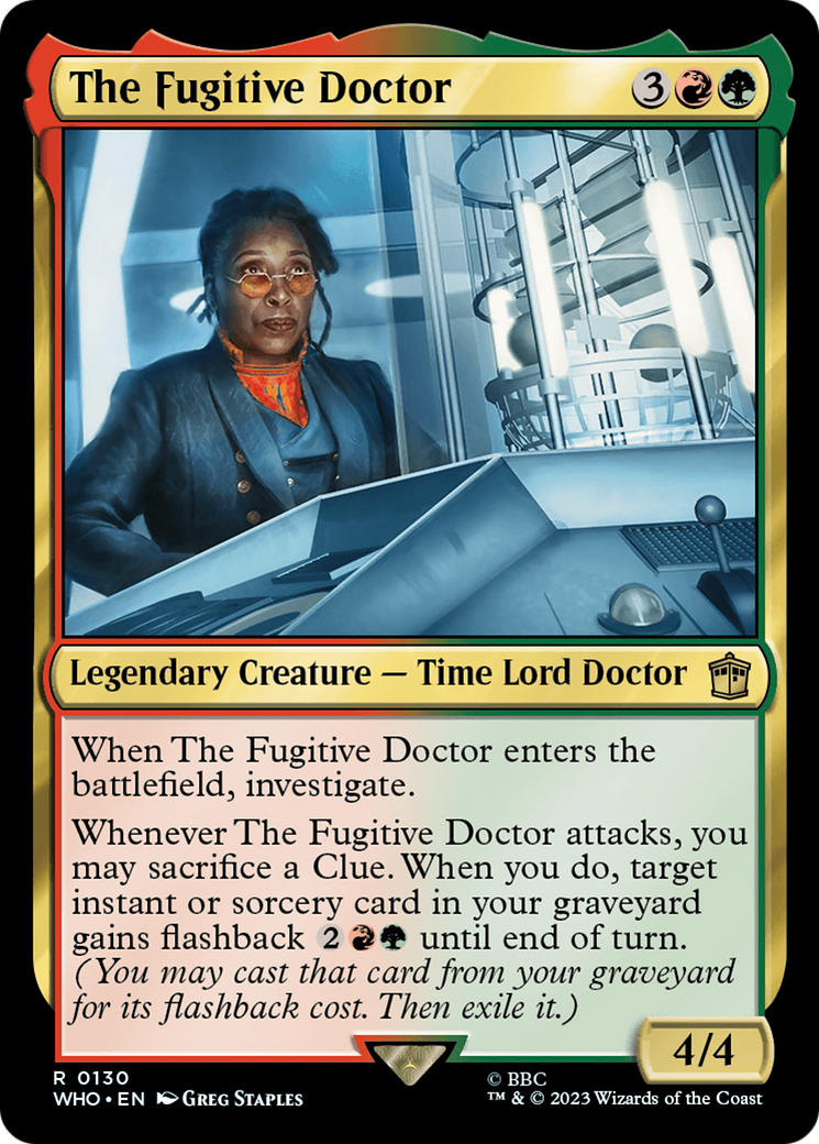 The Fugitive Doctor [Doctor Who] | Jomio and Rueliete's Cards and Comics