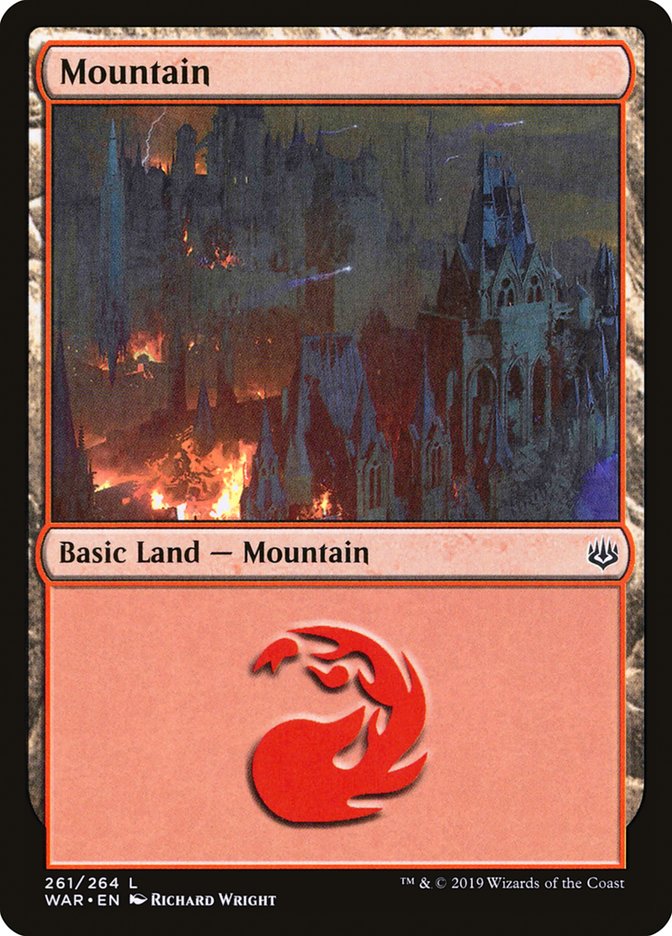 Mountain (261) [War of the Spark] | Jomio and Rueliete's Cards and Comics