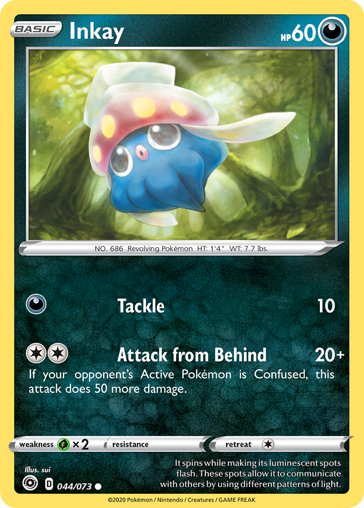 Inkay (044/073) [Sword & Shield: Champion's Path] | Jomio and Rueliete's Cards and Comics