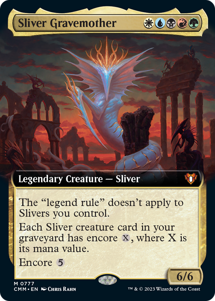 Sliver Gravemother (Extended Art) [Commander Masters] | Jomio and Rueliete's Cards and Comics