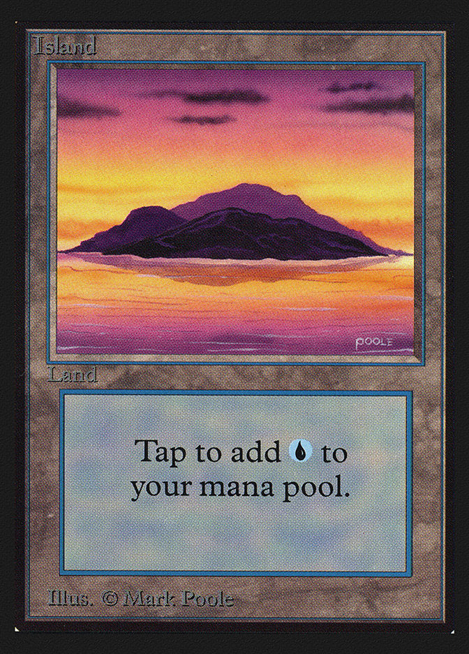 Island (Sunset / Signature on Right) [International Collectors' Edition] | Jomio and Rueliete's Cards and Comics