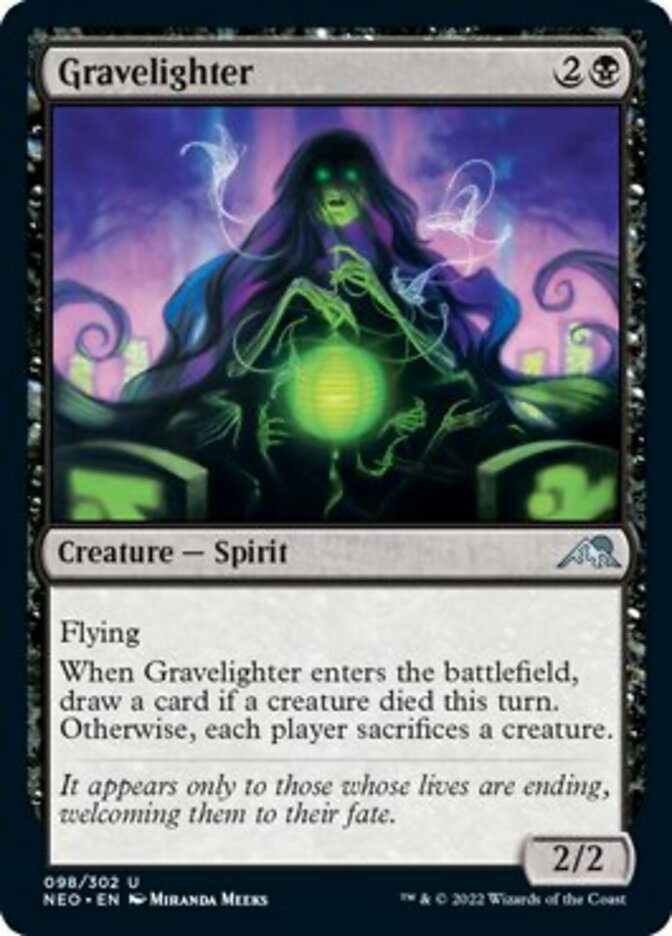 Gravelighter [Kamigawa: Neon Dynasty] | Jomio and Rueliete's Cards and Comics