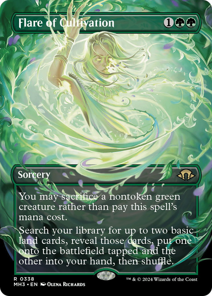 Flare of Cultivation (Borderless) [Modern Horizons 3] | Jomio and Rueliete's Cards and Comics