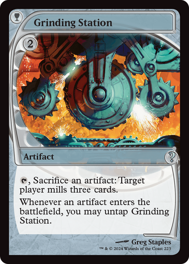 Grinding Station (Future Sight) [Mystery Booster 2] | Jomio and Rueliete's Cards and Comics
