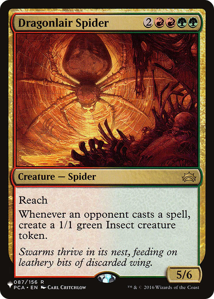Dragonlair Spider [The List] | Jomio and Rueliete's Cards and Comics