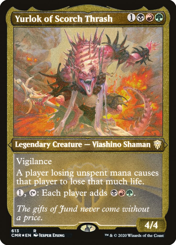 Yurlok of Scorch Thrash (Etched) [Commander Legends] | Jomio and Rueliete's Cards and Comics