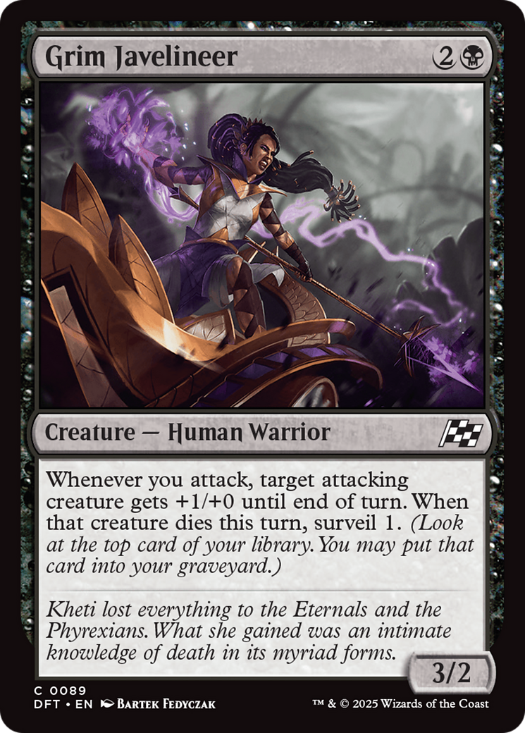 Grim Javelineer [Aetherdrift] | Jomio and Rueliete's Cards and Comics