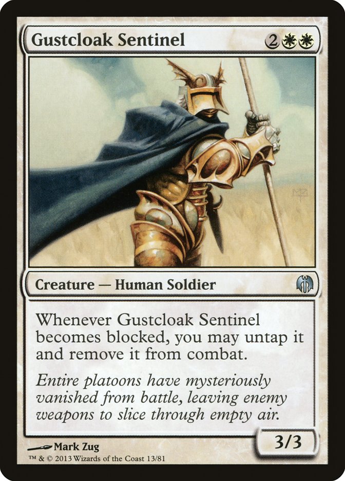 Gustcloak Sentinel [Duel Decks: Heroes vs. Monsters] | Jomio and Rueliete's Cards and Comics