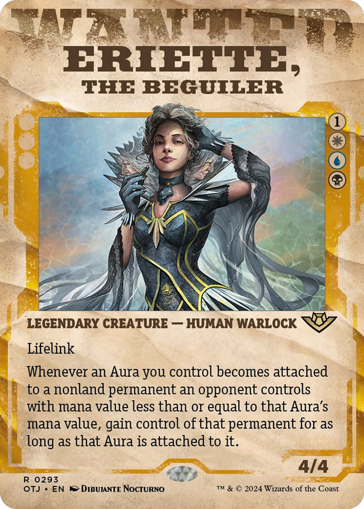 Eriette, the Beguiler (Showcase) [Outlaws of Thunder Junction] | Jomio and Rueliete's Cards and Comics