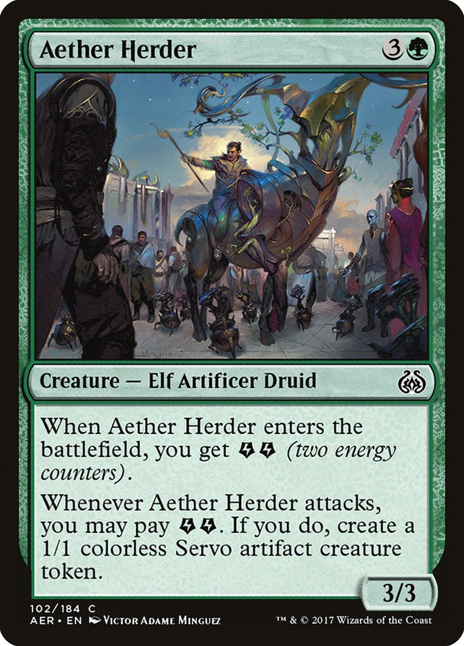 Aether Herder [Aether Revolt] | Jomio and Rueliete's Cards and Comics