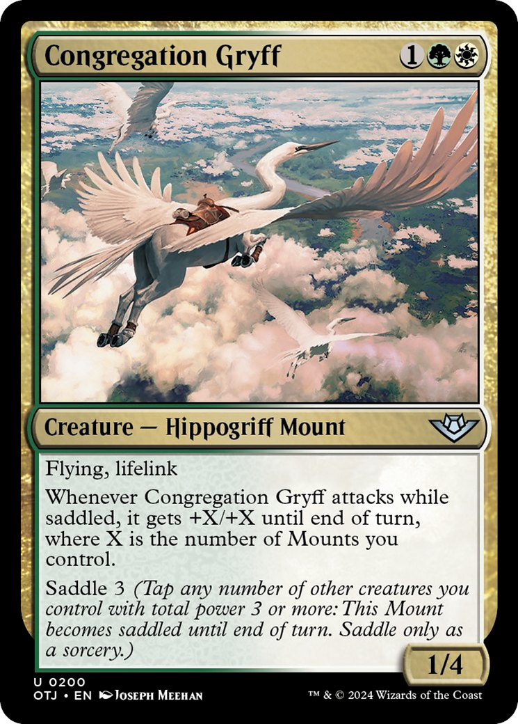 Congregation Gryff [Outlaws of Thunder Junction] | Jomio and Rueliete's Cards and Comics