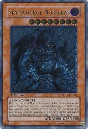Sky Scourge Norleras [FOTB-EN022] Ultimate Rare | Jomio and Rueliete's Cards and Comics