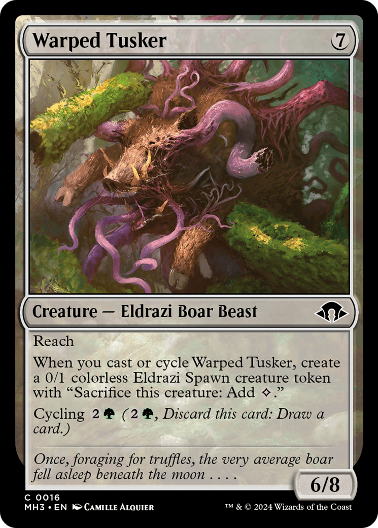 Warped Tusker [Modern Horizons 3] | Jomio and Rueliete's Cards and Comics