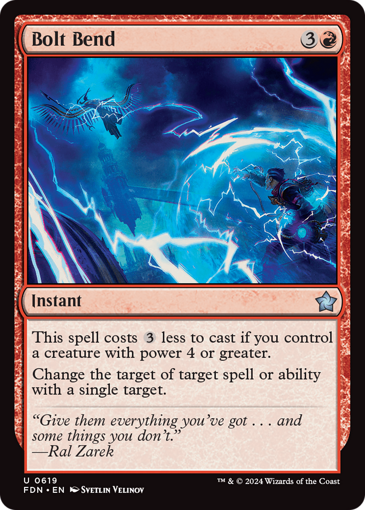 Bolt Bend [Foundations] | Jomio and Rueliete's Cards and Comics
