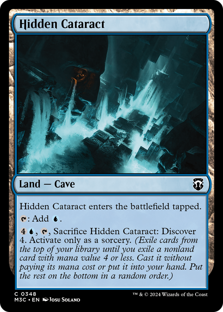 Hidden Cataract (Ripple Foil) [Modern Horizons 3 Commander] | Jomio and Rueliete's Cards and Comics