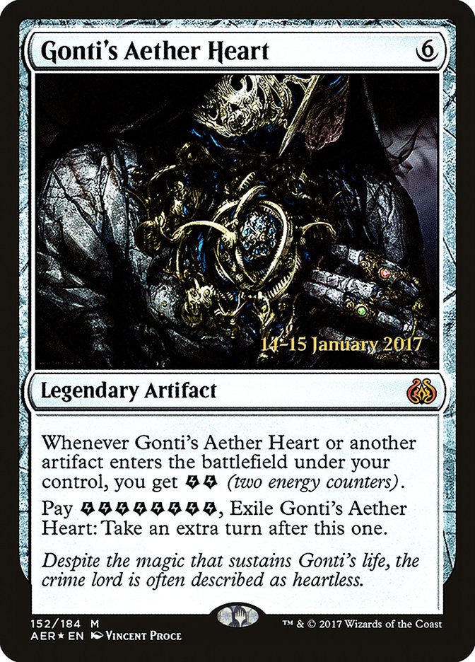 Gonti's Aether Heart [Aether Revolt Prerelease Promos] | Jomio and Rueliete's Cards and Comics