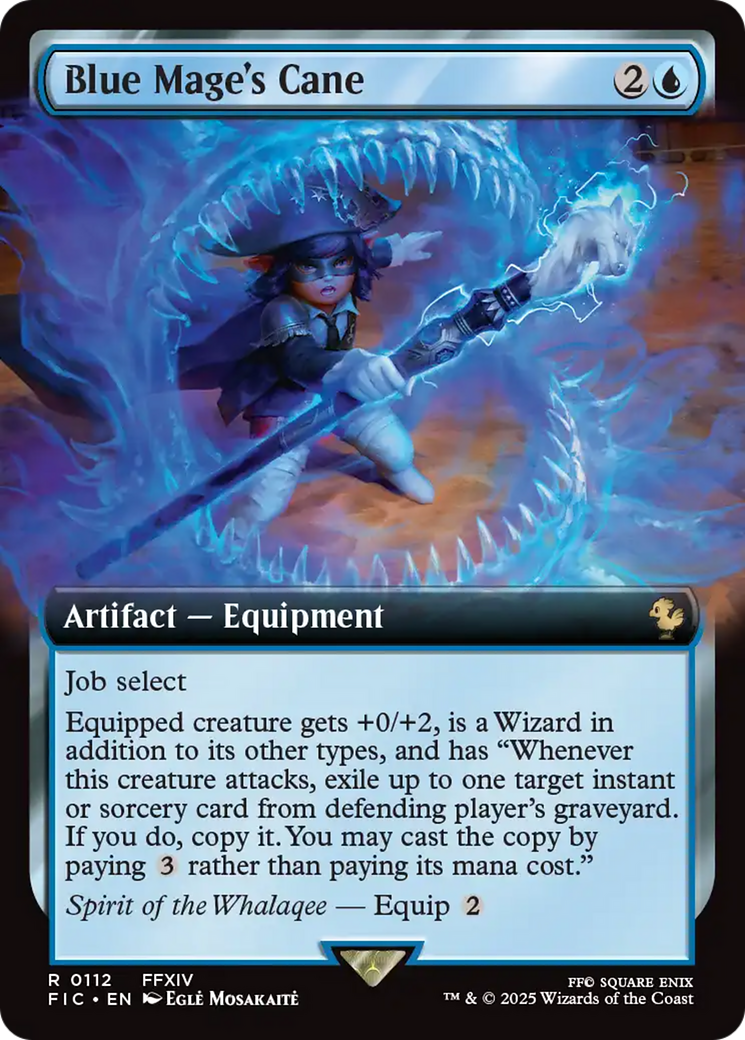 Blue Mage's Cane (Extended Art) [FINAL FANTASY Commander] | Jomio and Rueliete's Cards and Comics