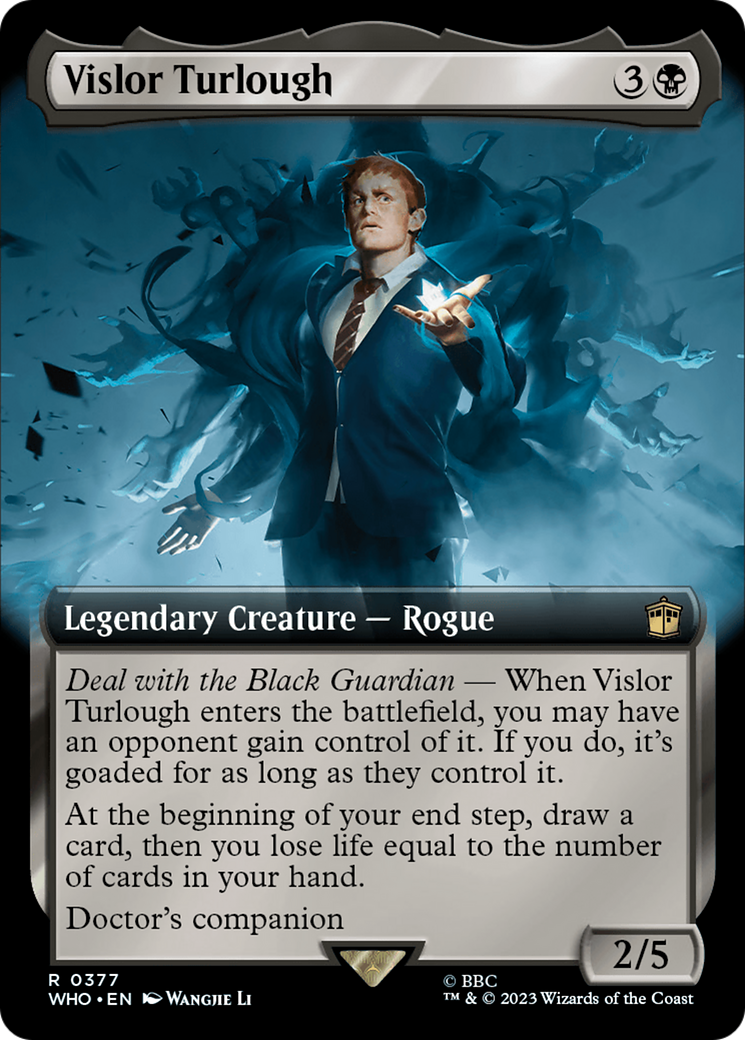 Vislor Turlough (Extended Art) [Doctor Who] | Jomio and Rueliete's Cards and Comics