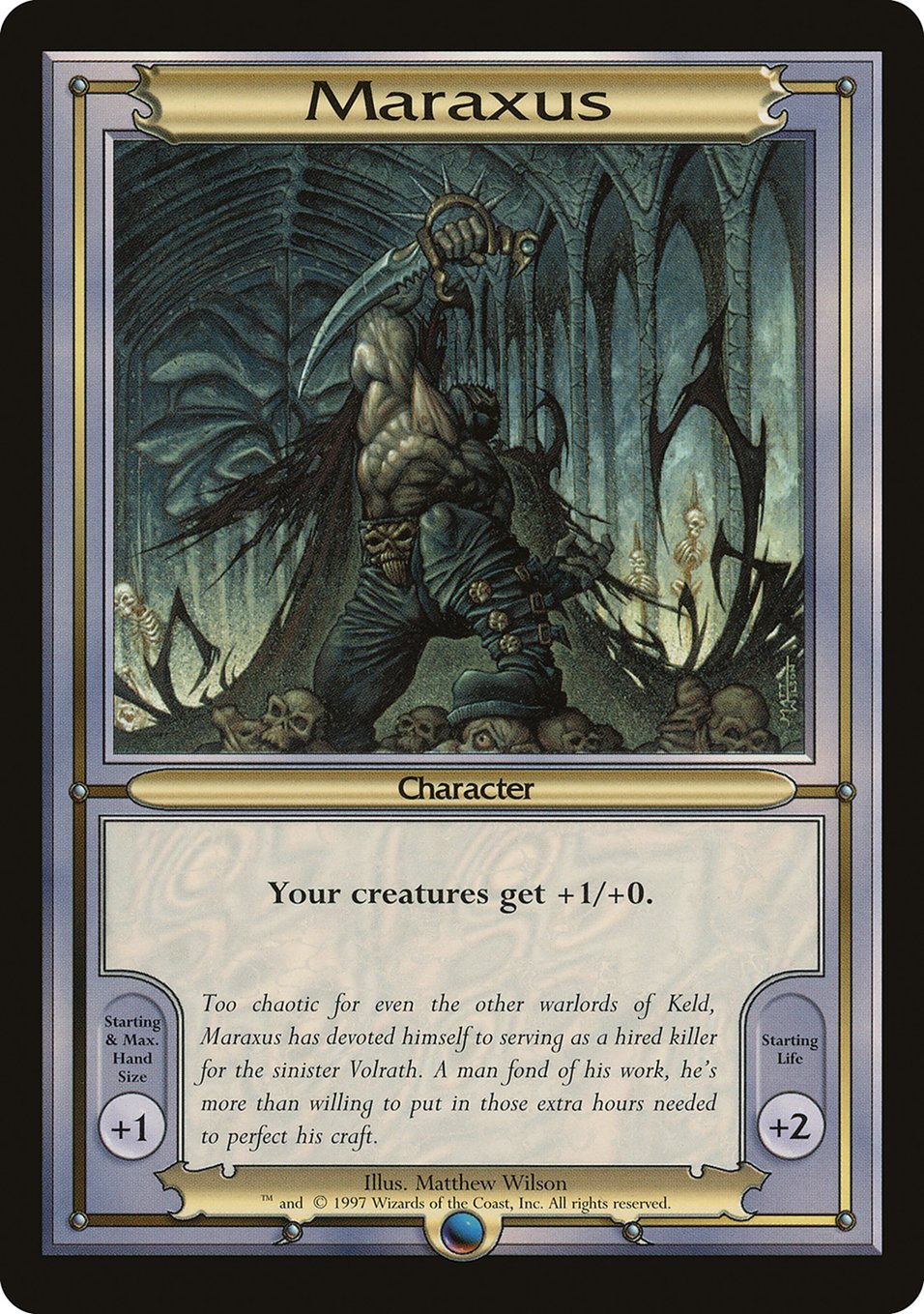 Maraxus [Vanguard Series] | Jomio and Rueliete's Cards and Comics