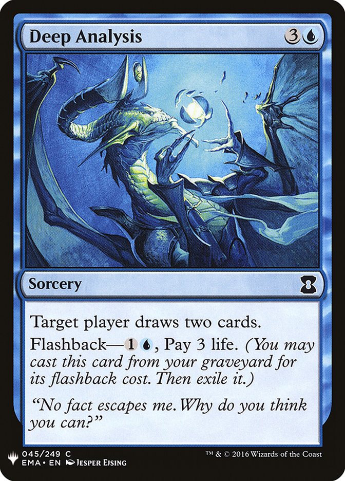 Deep Analysis [Mystery Booster] | Jomio and Rueliete's Cards and Comics