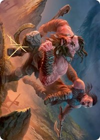 Dwarven Reinforcements Art Card (Gold-Stamped Signature) [Kaldheim Art Series] | Jomio and Rueliete's Cards and Comics