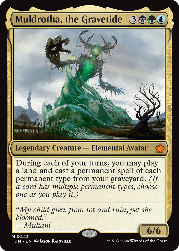 Muldrotha, the Gravetide [Foundations] | Jomio and Rueliete's Cards and Comics